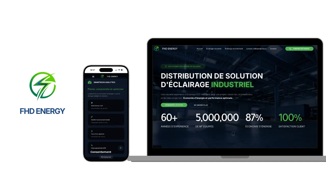 projet site internet fhd energy