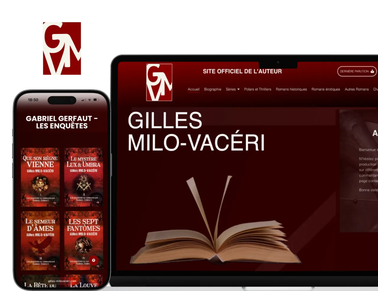 projet site internet gilles milovaceri