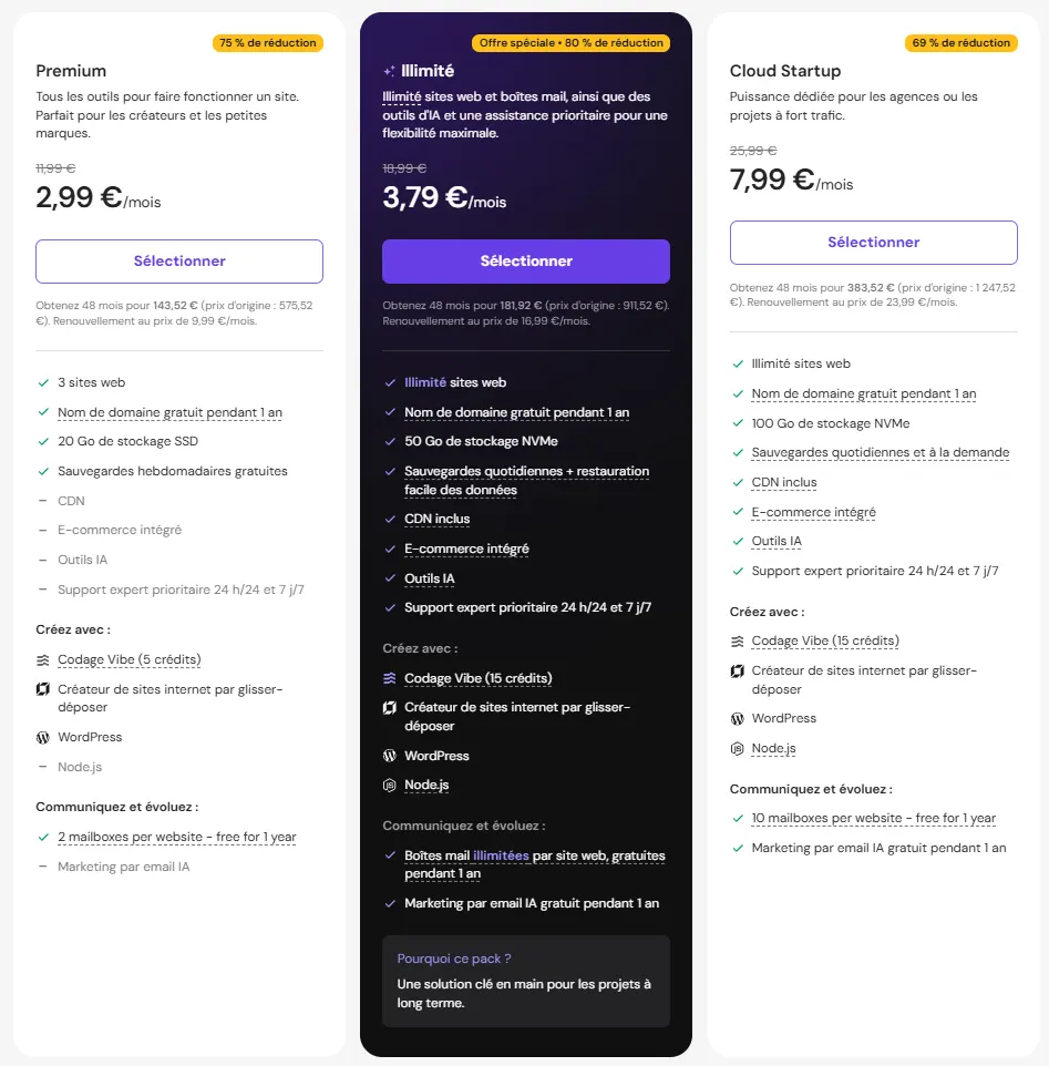 Hostinger : Le meilleur hébergeur pour agence web ? 1 Meilleur hébergeur agence web 2026 - Comparatif des plans Hostinger pour agence web