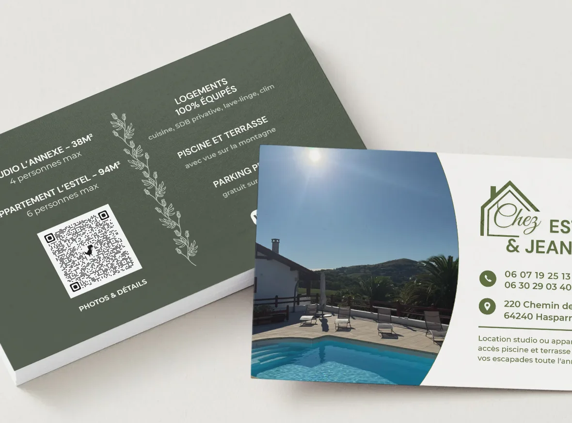 Cartes de visite par Opozite Grand angle - L'Estel & l'Annexe